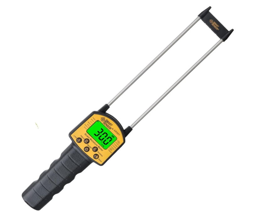 TechnoQuery - AR991 Digital Grain Moisture Meter, LCD Backlight Display, Voice Reminder, Data Storage, Alarm Setting - Image 2