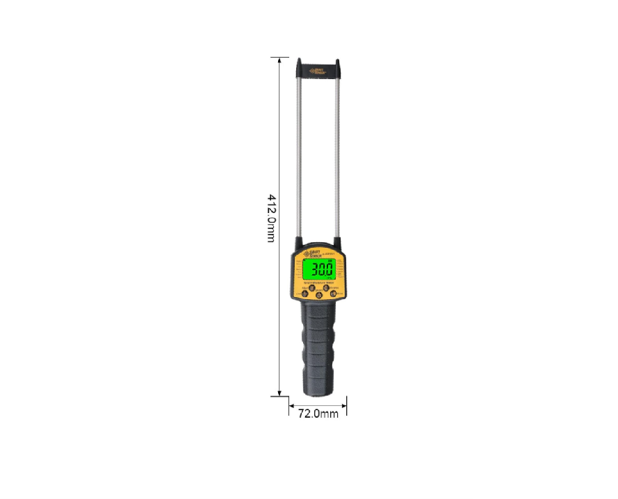 TechnoQuery - AR991 Digital Grain Moisture Meter, LCD Backlight Display, Voice Reminder, Data Storage, Alarm Setting